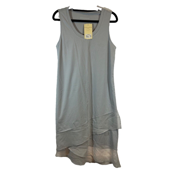 Soft Surroundings Dresses & Skirts - NEW SOFT SURROUNDINGS PS (6-8) Pearl Blue Layered Handkerchief Dress A13